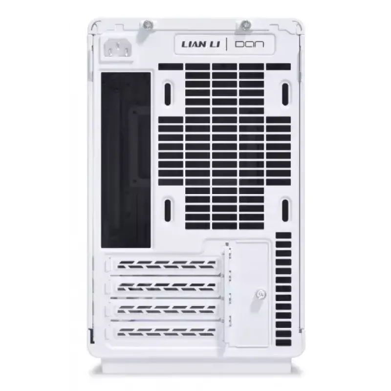 PC Case Lian Li A3-mATX Micro Tower Valge with Wood Accents — Micro-ATX/Mini-ITX, ATX/SFX/SFX‑L PSU support