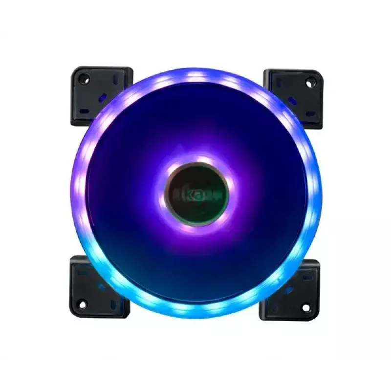 Ventilaator Akasa Vegas TLY 14 cm Must Läbipaistev