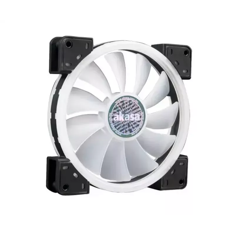 Ventilaator Akasa Vegas TLY 14 cm Must Läbipaistev