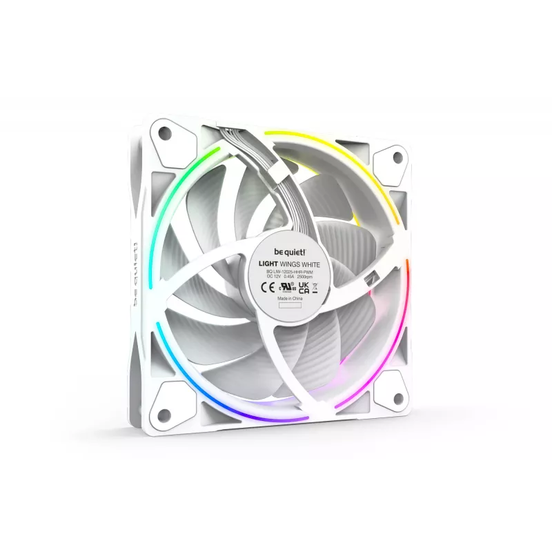 be quiet Light Wings Valge | 120mm PWM kiire Triple-Pack arvutikorpuse ventilaator 12 cm 3 tk