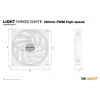 be quiet Light Wings Valge | 120mm PWM kiire Triple-Pack arvutikorpuse ventilaator 12 cm 3 tk