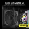 Ventilaator Corsair RS120 MAX 12 cm Must 2000 RPM 4.2 mmH2O