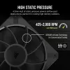 Ventilaator Corsair RS120 MAX 12 cm Must 2000 RPM 4.2 mmH2O