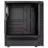 PC Midi Tower Kolink Observatory Lite — Must, Karastatud klaas, ATX/Micro-ITX, 3×120 mm ees, 1×120 mm taga, 190×400×440 mm