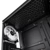 PC Midi Tower Kolink Observatory Lite — Must, Karastatud klaas, ATX/Micro-ITX, 3×120 mm ees, 1×120 mm taga, 190×400×440 mm