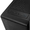 PC Midi Tower Kolink Observatory Lite — Must, Karastatud klaas, ATX/Micro-ITX, 3×120 mm ees, 1×120 mm taga, 190×400×440 mm