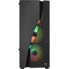 Aerocool WAVEBKV3 ATX PC-korpus Karastatud klaas 4xRGB ventilaatorit Must