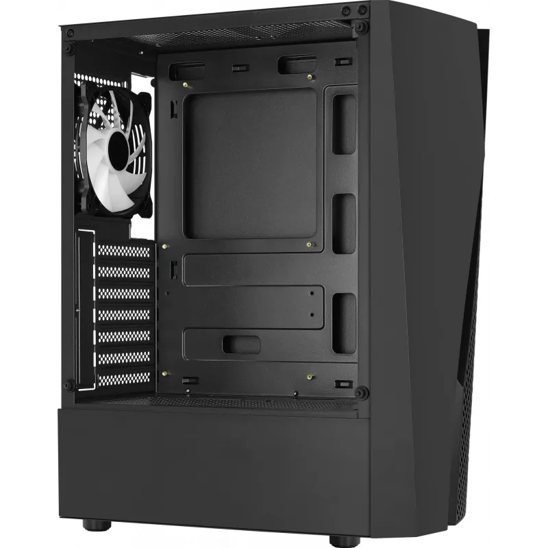 Aerocool WAVEBKV3 ATX PC-korpus Karastatud klaas 4xRGB ventilaatorit Must