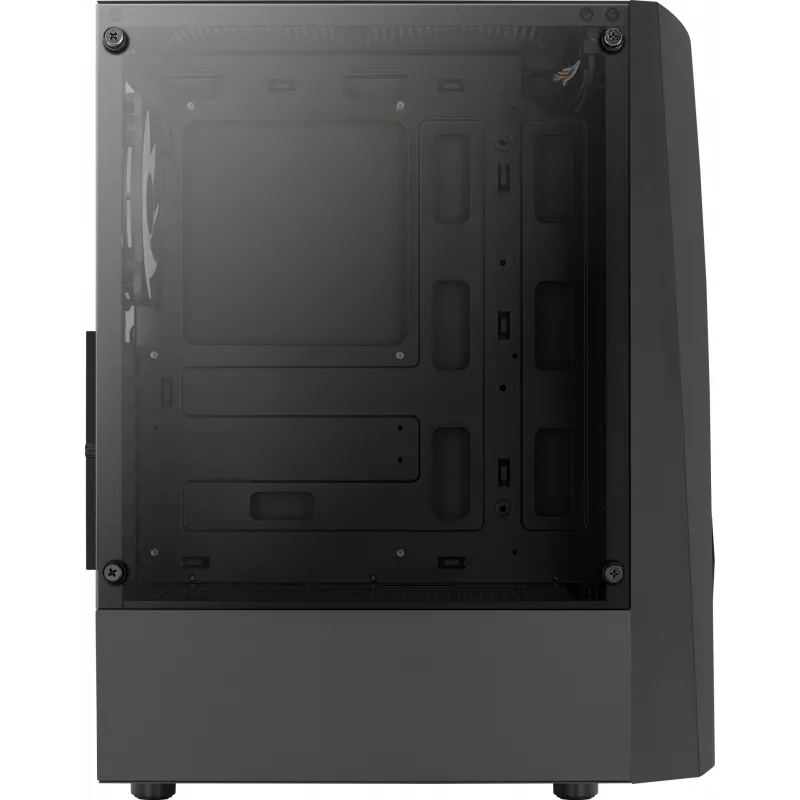 Aerocool WAVEBKV3 ATX PC-korpus Karastatud klaas 4xRGB ventilaatorit Must