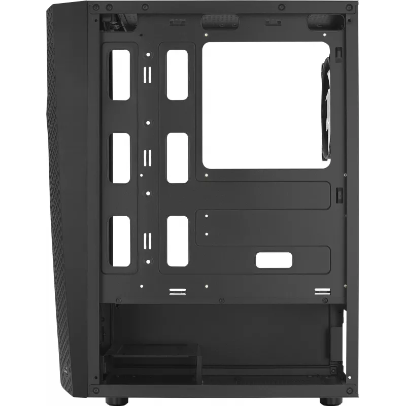Aerocool WAVEBKV3 ATX PC-korpus Karastatud klaas 4xRGB ventilaatorit Must