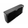 Vedelikjahutusradiaator EXTREME XSPC RX240 Dual Fan Radiator V3, messing/vask, 240mm, 2 ventilaatorit, must
