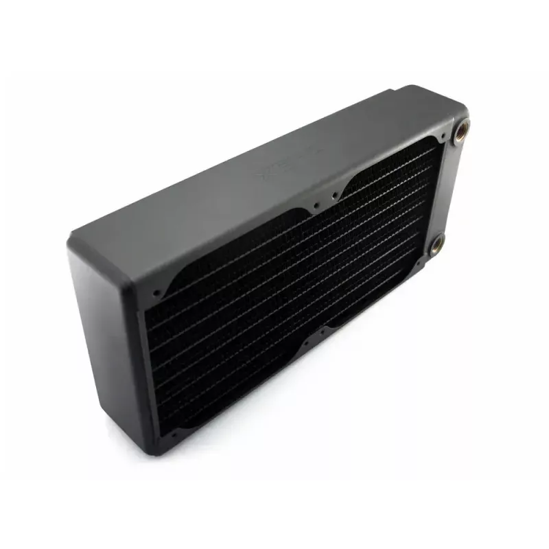 Vedelikjahutusradiaator EXTREME XSPC RX240 Dual Fan Radiator V3, messing/vask, 240mm, 2 ventilaatorit, must
