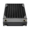 Vedelikjahutusradiaator EXTREME XSPC RX240 Dual Fan Radiator V3, messing/vask, 240mm, 2 ventilaatorit, must