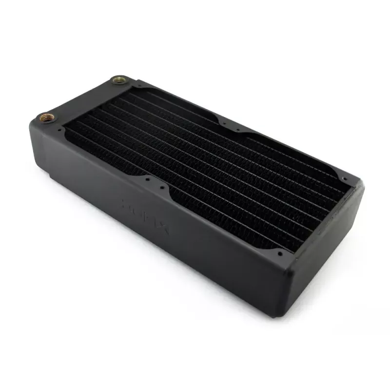 Vedelikjahutusradiaator EXTREME XSPC RX240 Dual Fan Radiator V3, messing/vask, 240mm, 2 ventilaatorit, must