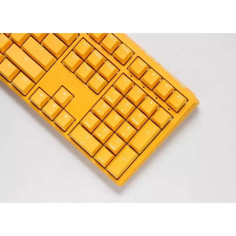 Ducky One 3 kollane klaviatuur mängudele USB mehaaniline RGB LED