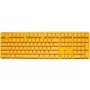 Ducky One 3 kollane klaviatuur mängudele USB mehaaniline RGB LED