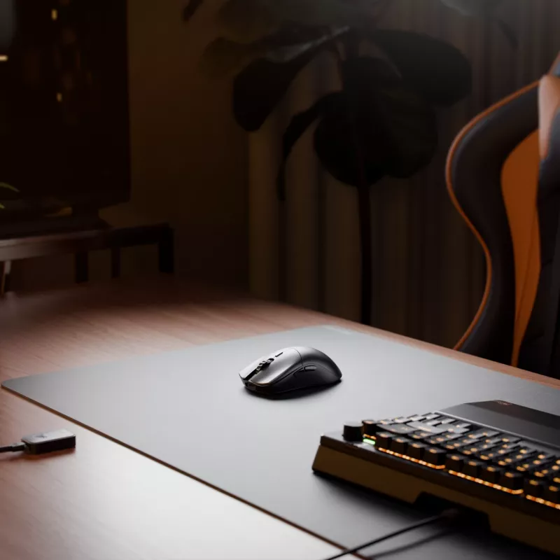 Juhtmevaba mänguhiir GLORIOUS Series 2 PRO (paremakäeline) — 26 000 DPI, RF-juhtmevaba + USB‑C, 4K/8K Hz, 6 nuppu, must