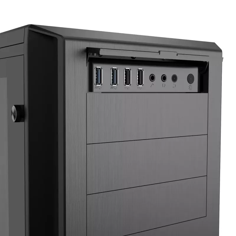 PC-korpus Phanteks Enthoo Pro karastatud klaasiga Full Tower Must
