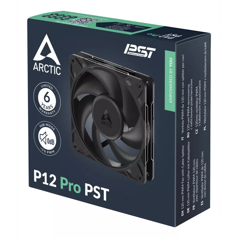 ARCTIC Freezer P12 Pro PST - 120 mm PWM-ventilaator kaablijagajaga