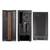 PC Case Kolink Inspire K12 ARGB Midi Tower — must läbipaistva küljega, toetab ATX/Micro ATX/ITX, 2x3,5 tolli + 2x2,5 tolli sahtlid