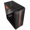 PC Case Kolink Inspire K12 ARGB Midi Tower — must läbipaistva küljega, toetab ATX/Micro ATX/ITX, 2x3,5 tolli + 2x2,5 tolli sahtlid
