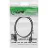 InLine USB 2.0 pikenduskaabel, tüüp A-pistik/emane, kullatud, must, 1m