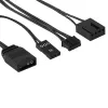 Aerocool ASTRO12PRO komplekt 3 ventilaatorit PC 12cm LED RGB vibratsioonivastane kaugjuhtimispult
