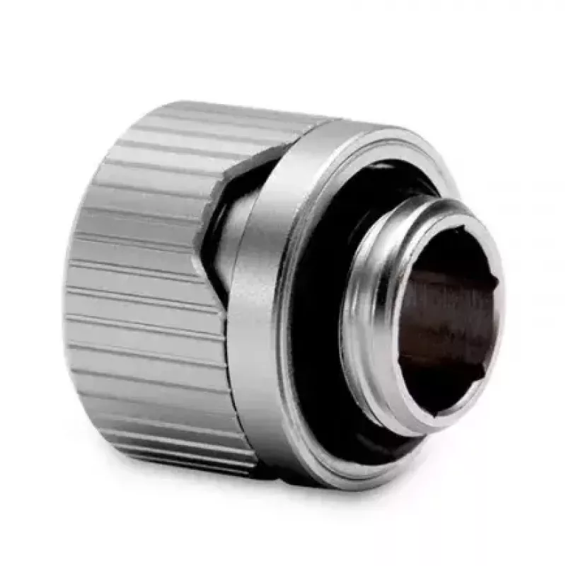 Liitmik EKWB HDC 12 — messing, titaanviimistlus, kõrgus 15 mm, läbimõõt 20 mm, toru Ø 12 mm