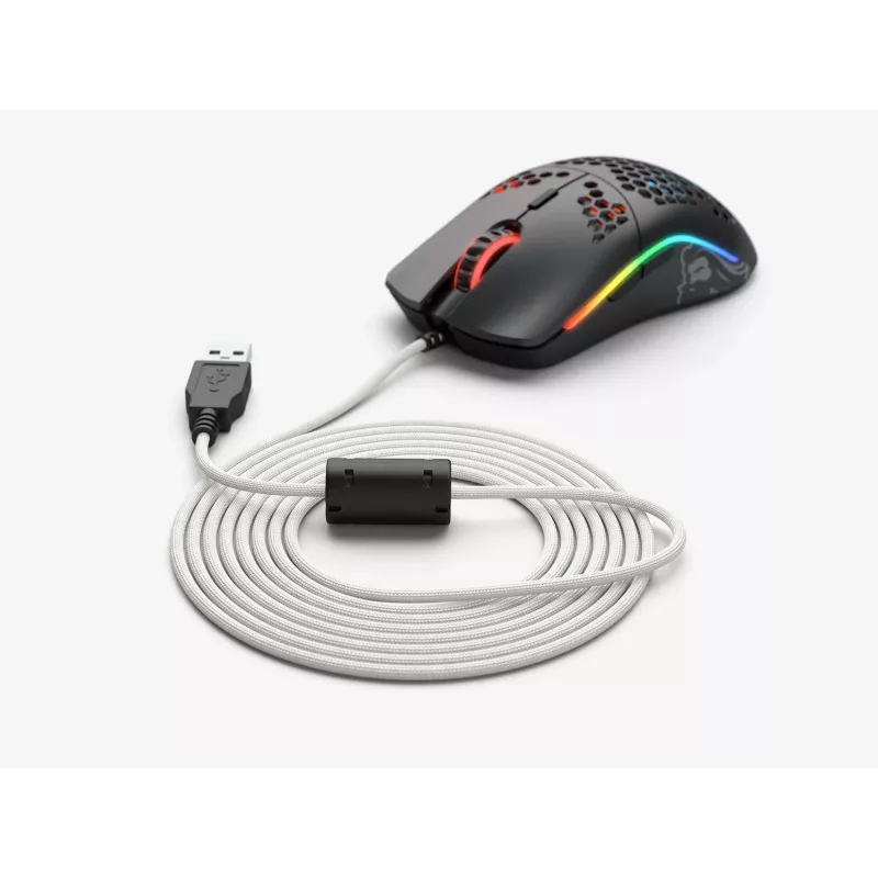 Glorious Ascended Cable V2 punutud USB-A hiirekaabel G-ASC-WHITE, 2 m, valge