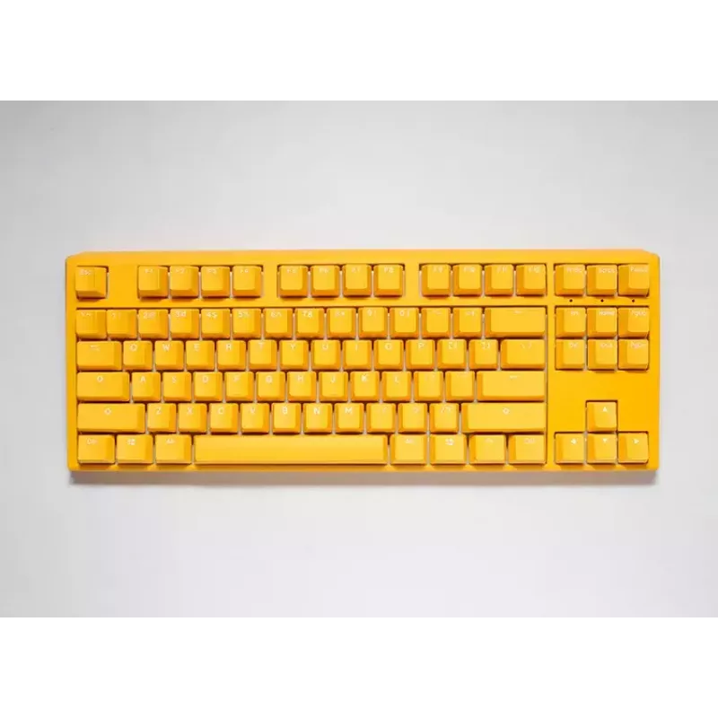 Ducky One 3 kollane TKL klaviatuur mängimiseks USB mehaaniline juhtmega