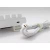 Ducky DKON2061ST klaviatuur USB QWERTY US International valge mini mehaaniline RGB LED