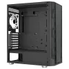 Aerocool PRISMBKV3 PC korpus ATX must 4 ventilaatorit ARGB ees külg külg karastatud klaas