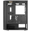 Aerocool PRISMBKV3 PC korpus ATX must 4 ventilaatorit ARGB ees külg külg karastatud klaas