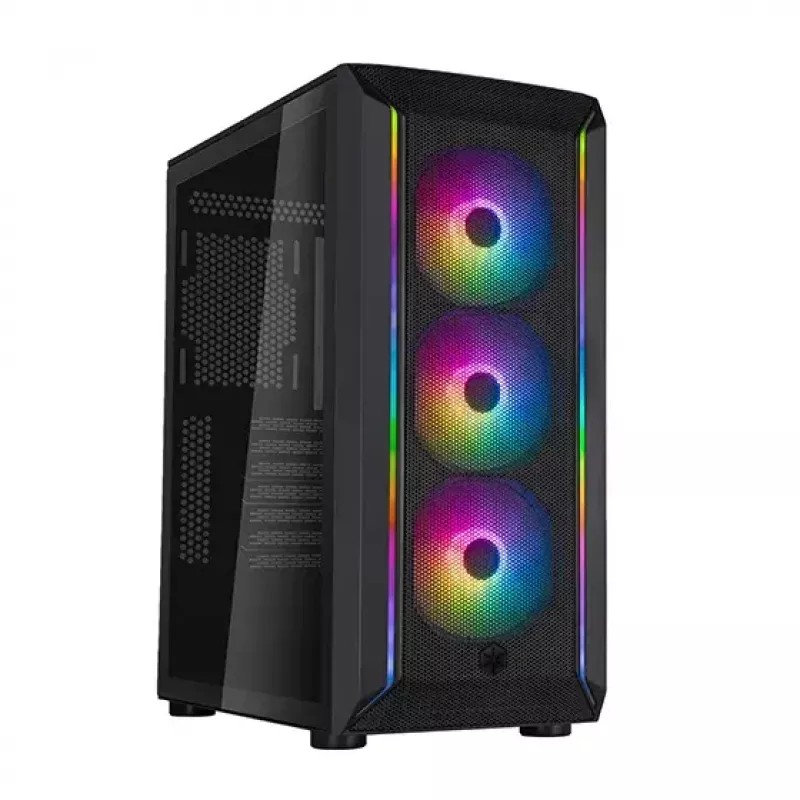 PC korpus Silverstone FARA 511Z Midi Tower must