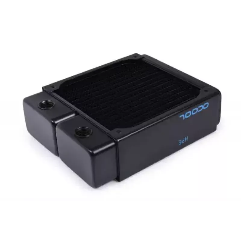 Radiaator Alphacool 14472 messing vask roostevaba teras must 124 mm