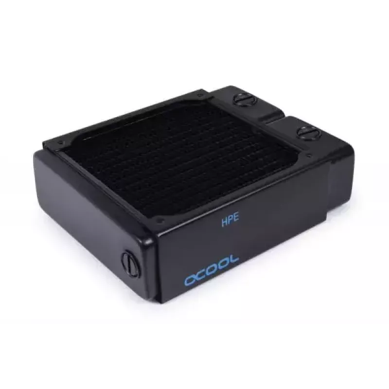 Radiaator Alphacool 14472 messing vask roostevaba teras must 124 mm