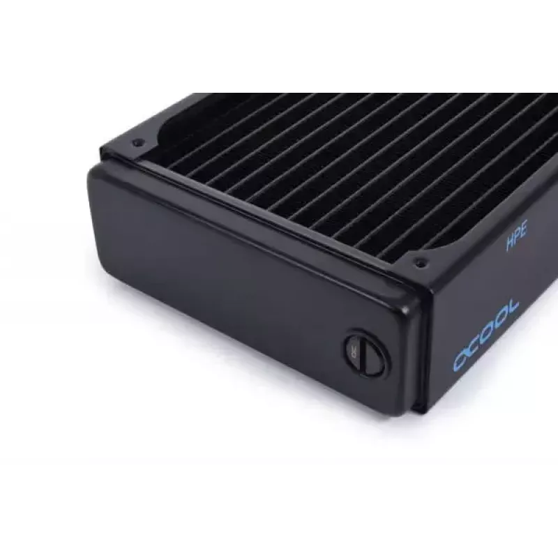 Radiaator Alphacool 14472 messing vask roostevaba teras must 124 mm