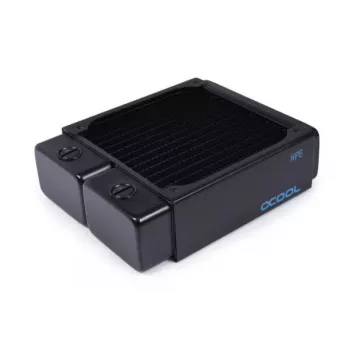 Radiaator Alphacool 14472 messing vask roostevaba teras must 124 mm
