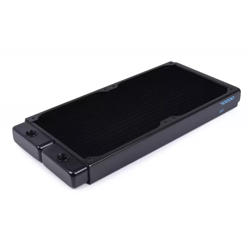 Radiaator Alphacool 14378 messing vask teras must 144 mm 314,5 mm 30 mm