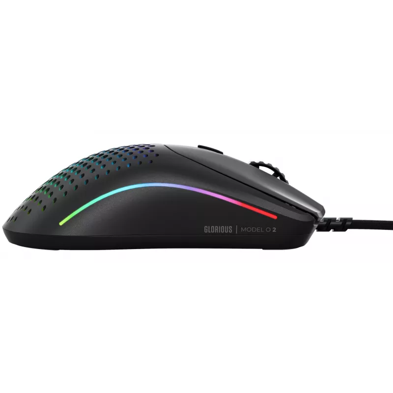 Glorious Gaming Glorious Model O Wired 2 - Matt Must, Paremakäeline, Optiline, USB Type-A, 26000 DPI, 1 ms, Must