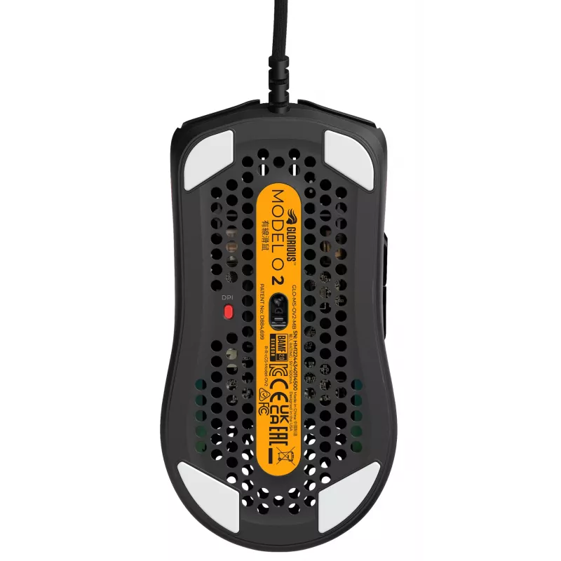 Glorious Gaming Glorious Model O Wired 2 - Matt Must, Paremakäeline, Optiline, USB Type-A, 26000 DPI, 1 ms, Must