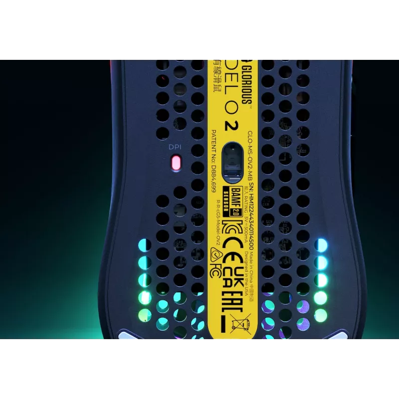 Glorious Gaming Glorious Model O Wired 2 - Matt Must, Paremakäeline, Optiline, USB Type-A, 26000 DPI, 1 ms, Must
