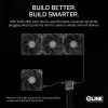 CORSAIR iCUE LINK RX140 MAX 140 mm PWM paks ventilaatorilaiendus