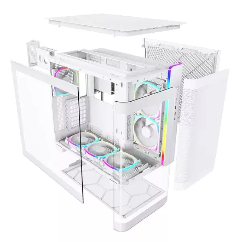 PC Case Montech KING 95 PRO Midi Tower Valge