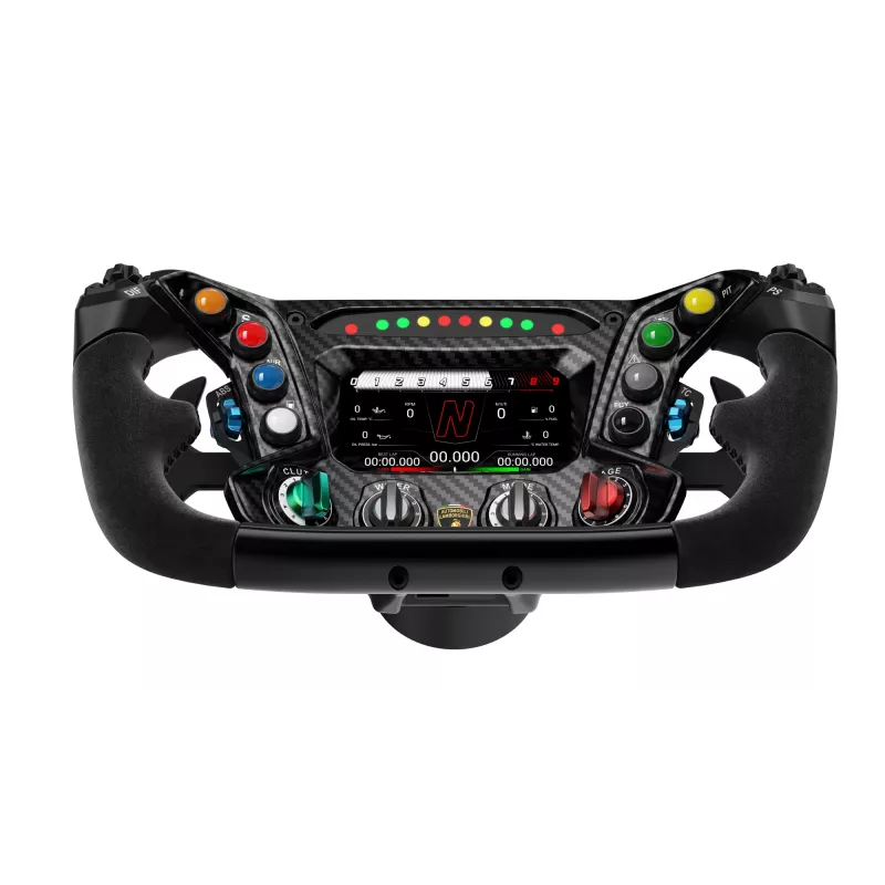 Moza Racing Essenza SCV12 rool, võidusõiduratas, must, alumiinium, süsinikkiud, 164 cm, 164 cm, 310 mm