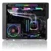 Arvutikorpus RAIJINTEK Ophion M Evo ALS Midi Tower Must, Läbipaistev