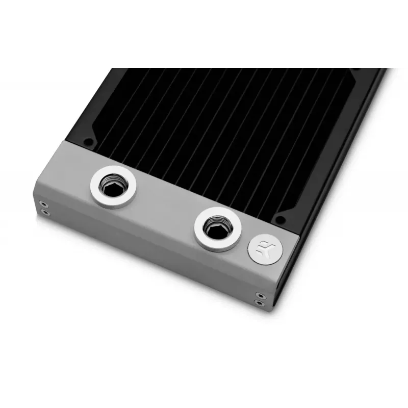 Radiaator EK Water Blocks messing vask roostevaba teras valge