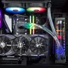 RAIJINTEK EOS 12 RBW ADD 120 mm hüdraulilise laagriga PWM ventilaator, 2 tk, must/valge