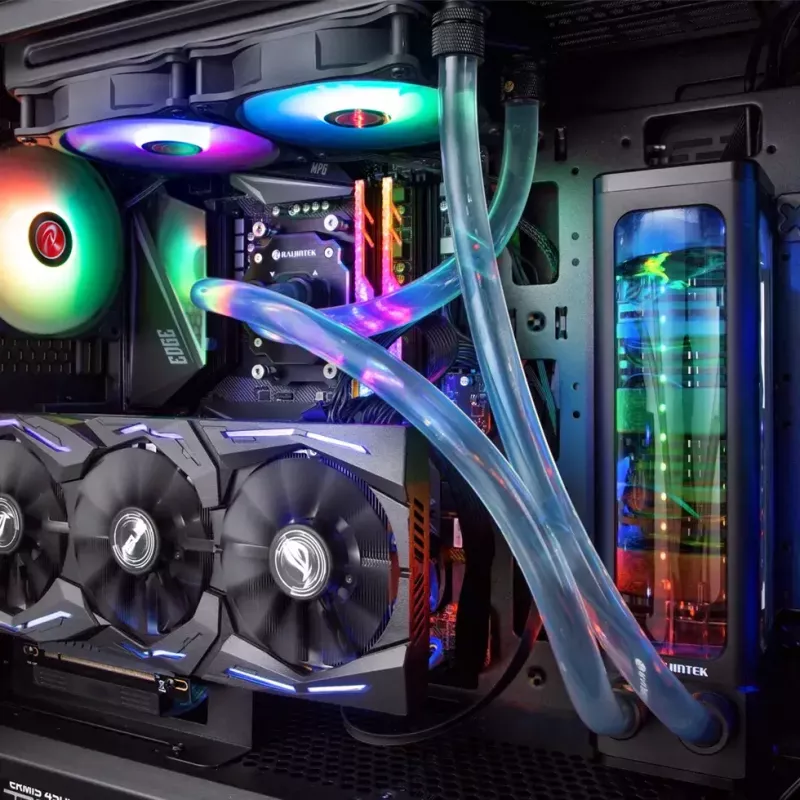 RAIJINTEK EOS 12 RBW ADD 120 mm hüdraulilise laagriga PWM ventilaator, 2 tk, must/valge
