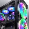 RAIJINTEK EOS 12 RBW ADD 120 mm hüdraulilise laagriga PWM ventilaator, 2 tk, must/valge